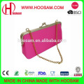 Cheap silicone ladies bags with metal handle chain for women/lady gifts